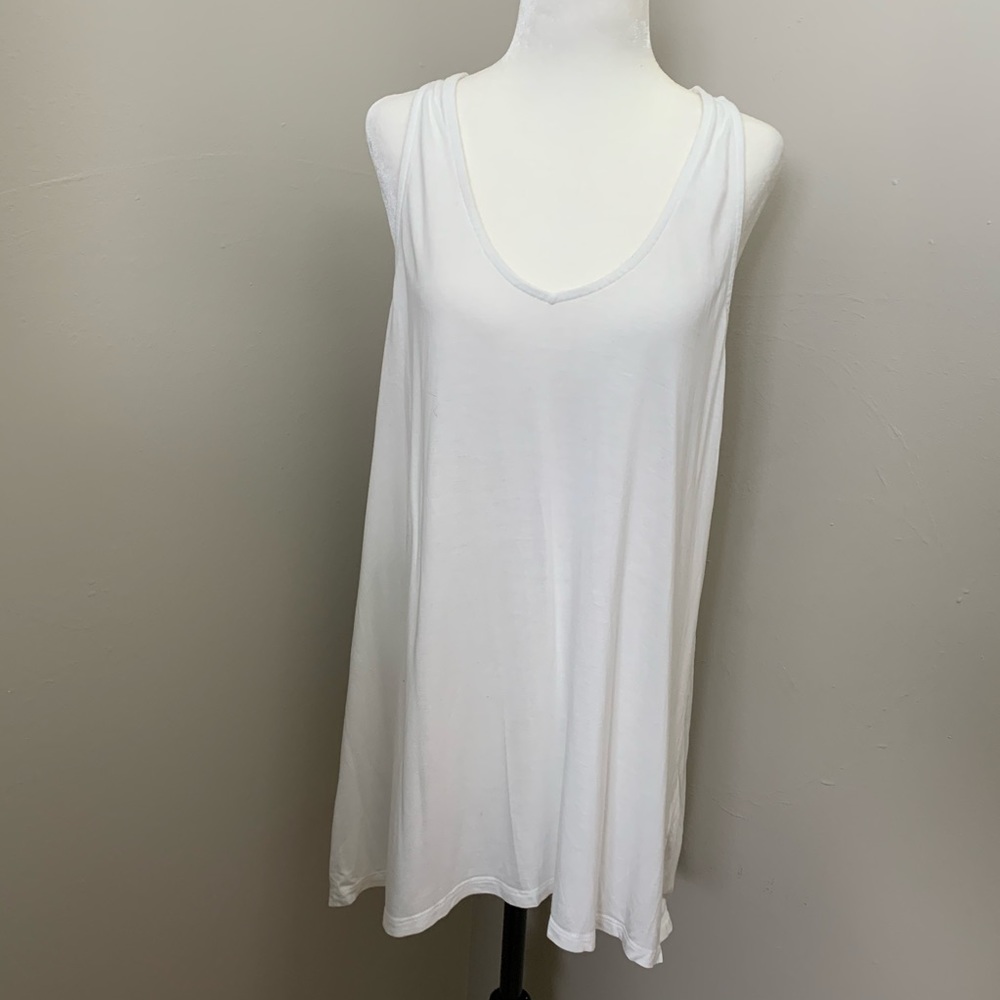 GAP | White Tank Top Tunic Length